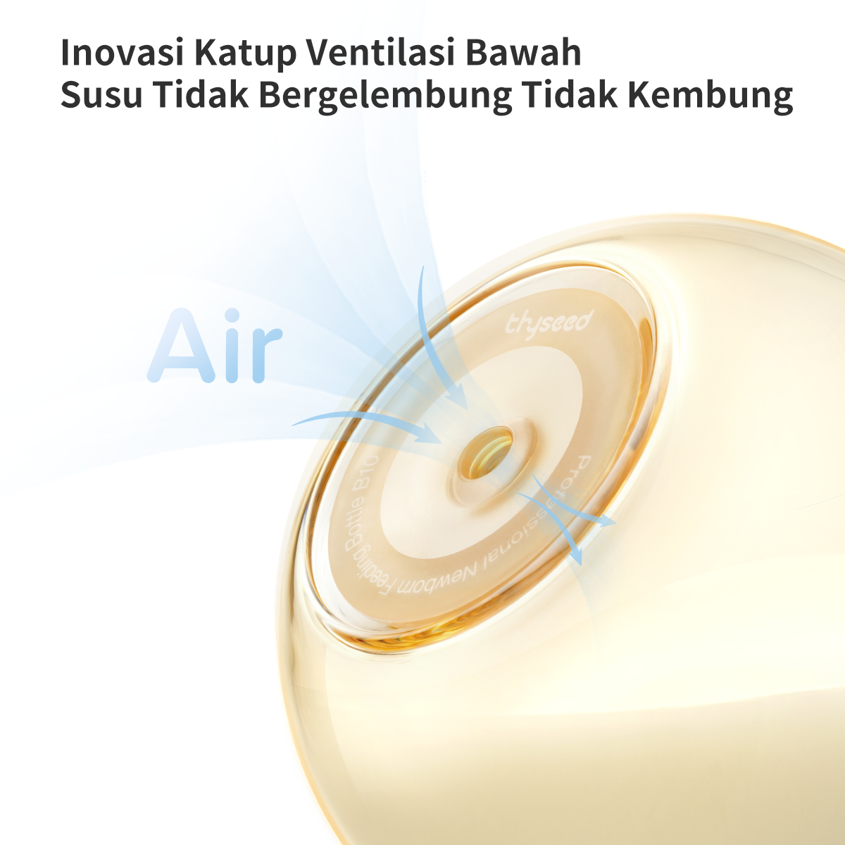 Thyseed Set Katup Ventiasi Botol Susu Bayi Newborn