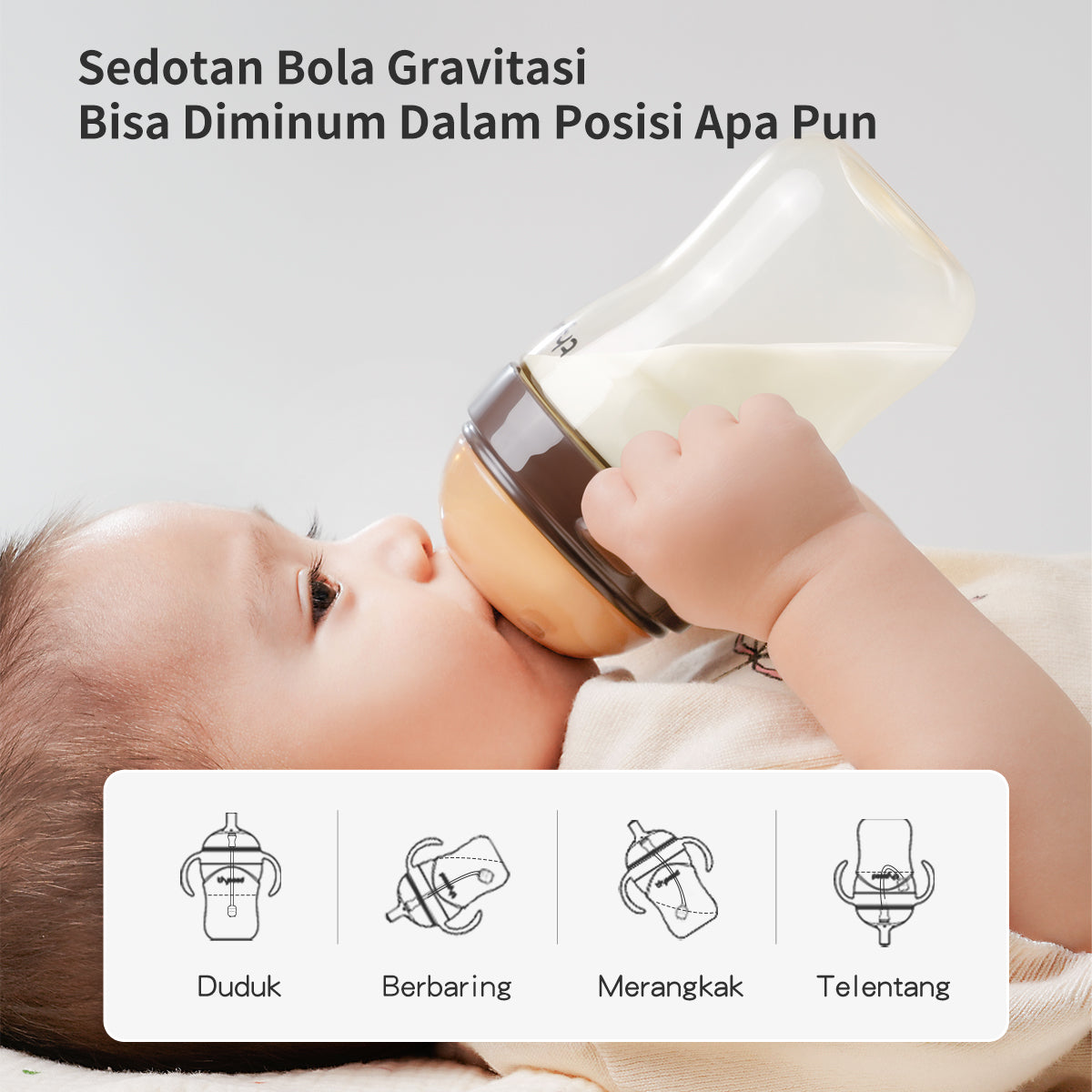 Thyseed Set Selang Botol Minum Bayi