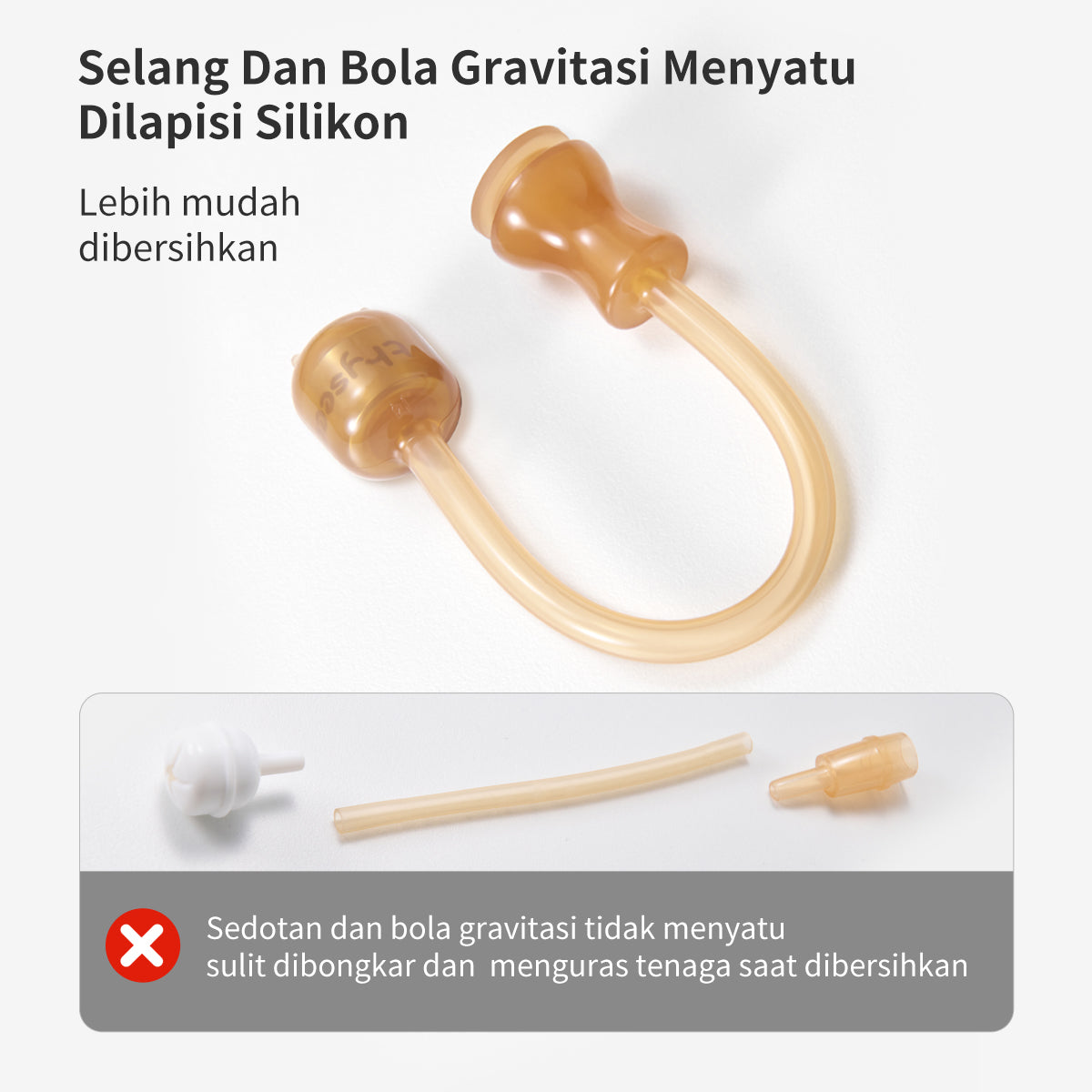 Thyseed Set Selang Botol Minum Bayi