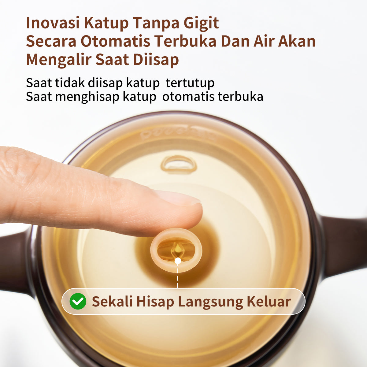 Thyseed Dot Straw Botol Minum Bayi