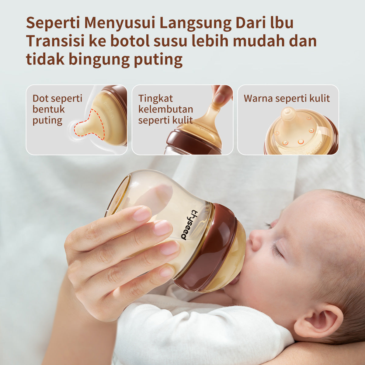 Thyseed Botol Susu Bayi Newborn PPSU