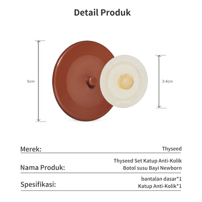 Thyseed Set Katup Ventiasi Botol Susu Bayi Newborn