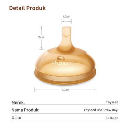 Thyseed Dot Straw Botol Minum Bayi